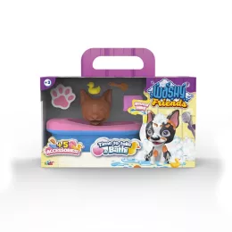  Washy Friends Color Reveal Pancsoló kutyusok káddal és 5 kiegészítővel - Boston