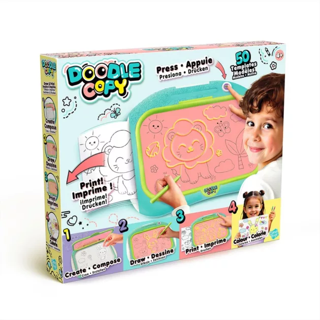 Doodle Copy rajztábla nyomtatóval, 50 mintával