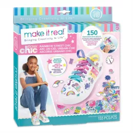   Make It Real Sticker Chic cipődíszítés - a szivárványos út divatja