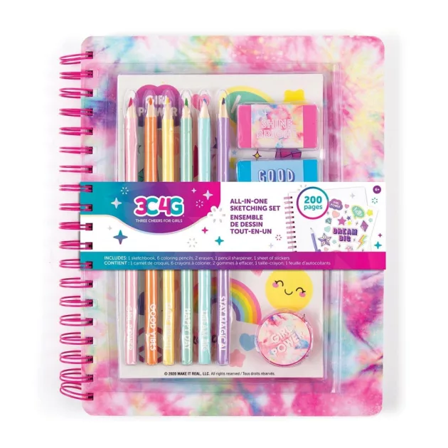 Make It Real, 3C4G, Színpompás pasztell, minden egyben rajzkészlet