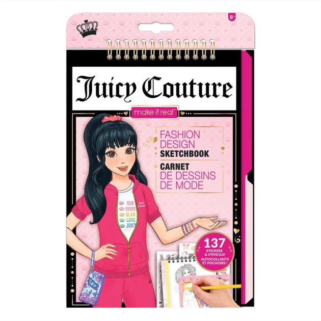 Make It Real Juicy Couture divattervező füzet