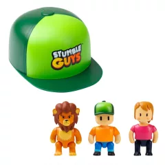 Stumble Guys mini figurák sapkában, 1 db - többféle