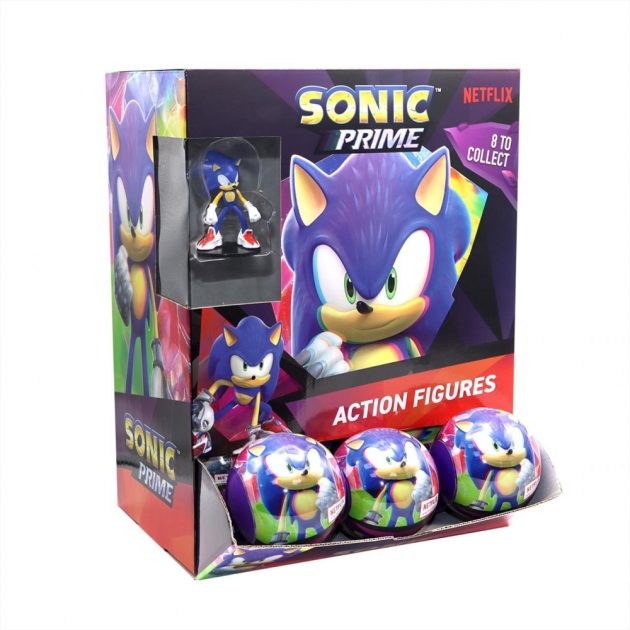 Sonic Prime meglepetés minifigura gömbkapszulában - 8 féle