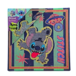   Canenco Sötétben világító gyémántfestmény vásznon - Stitch