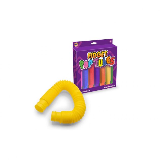 Fidget Pop Tubes hajlítható csövek, 8 darabos csomag