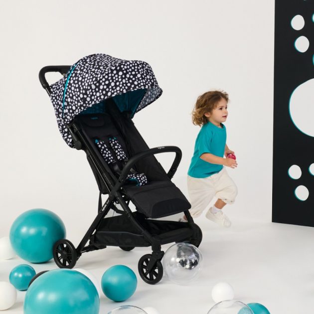 Inglesina Új Quid2 Polka Dot Black sport babakocsi