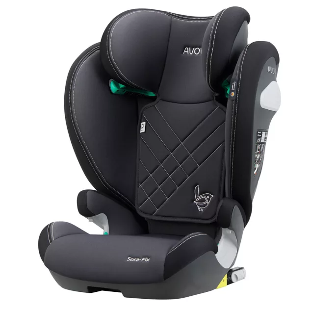 Avova Autósülés Avova Sora-Fix 100-150 cm - Grey/Black