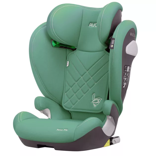 Avova Autósülés Avova Sora-Fix 100-150 cm - Lime Green