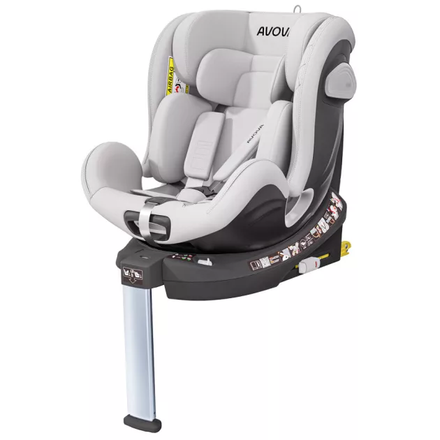 Avova Swan-fix I-SIZE 40-125cm gyerekülés - Sky Grey