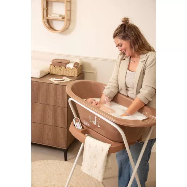 Bébé-Jou Click fém állvány kádra 103 cm - Mocha Mousse/Dear Goose