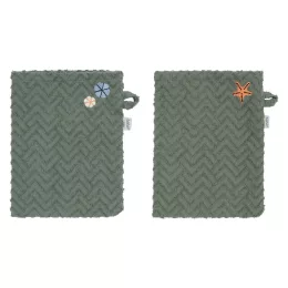   Bébé-Jou Frottír fürdő törlőkendő szett Ocean Vibes 2db