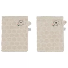   Bébé-Jou Frottír fürdő törlőkendő szett Tiny Sheep 2db