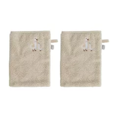   Bébé-Jou Frottír fürdő törlőkendő szett Dear Goose 2db