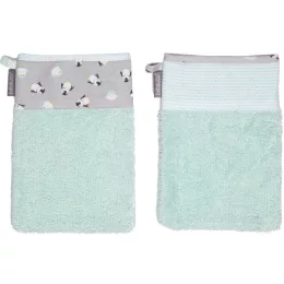 Bébé-Jou Frottír fürdő törlőkendő szett Lou-Lou 2 db