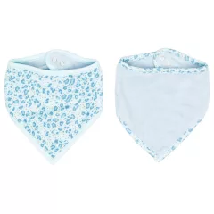 Bébé-jou Bandana nyálkendő 2 db - Leopard Blue