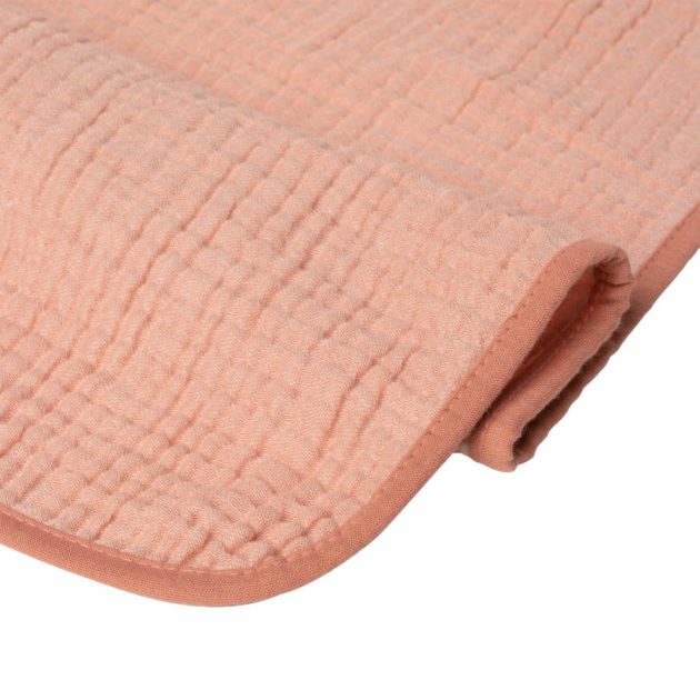 Bébé-Jou Muszlin kapucnis törülköző Pure Cotton Pink