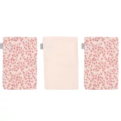   Bébé-Jou Muszlin törlőkendő bambusszal 3db - Leopard Pink