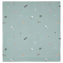 Bébé-Jou Muszlin pelenka 110x110 cm - Ocean Vibes