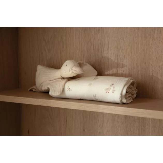 Muszlin pelenka Bébé-jou 110 × 110 cm Dear Goose