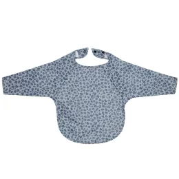 Bébé-Jou Hosszú ujjú előke - Leopard Blue