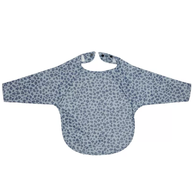 Bébé-Jou Hosszú ujjú előke - Leopard Blue