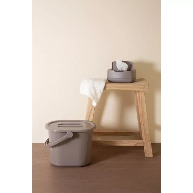 Bébé-Jou Pelenkatartó vödör fedéllel - Chalk Brown