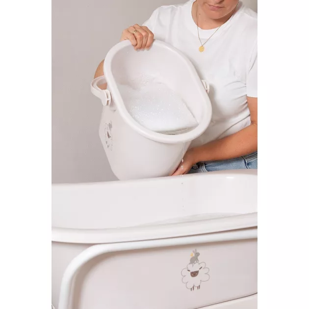 Bébé-Jou Pelenkatartó vödör fedéllel - Chalk Brown