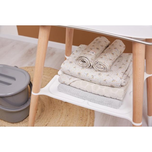 Bébé-Jou Sense babakád állvány - Chalk Brown/Farm Friends