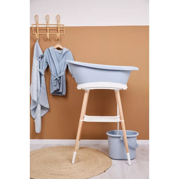 Bébé-jou Sense 7 részes fürdető szett textil kosárral -  Celestial Blue