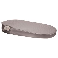   Bébé-Jou Fűtött steppelt pelenkázólap Quilted Waves hullámok - Chalk Brown