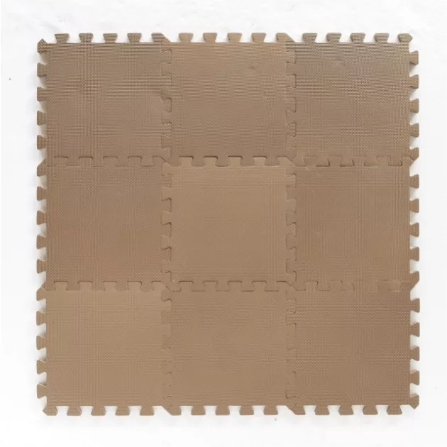 Baby Dan Puzzle habszivacs játszószőnyeg 90x90 cm - Brown 