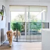 DogSpace Rocky L extra magas (105cm) kutya térkorlát - fekete