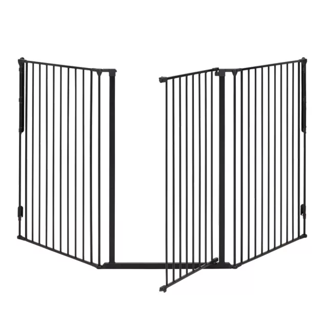 DogSpace Rocky L extra magas (105cm) kutya térkorlát - fekete