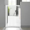 DogSpace Bonie extra magas kutya korlát 105 cm fém - fehér