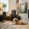 DogSpace Max L kutyatér korlát fém - fekete