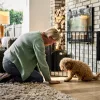 DogSpace Max L kutyatér korlát fém - fekete