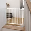 DogSpace Lucky toldalék kapu - metál fehér