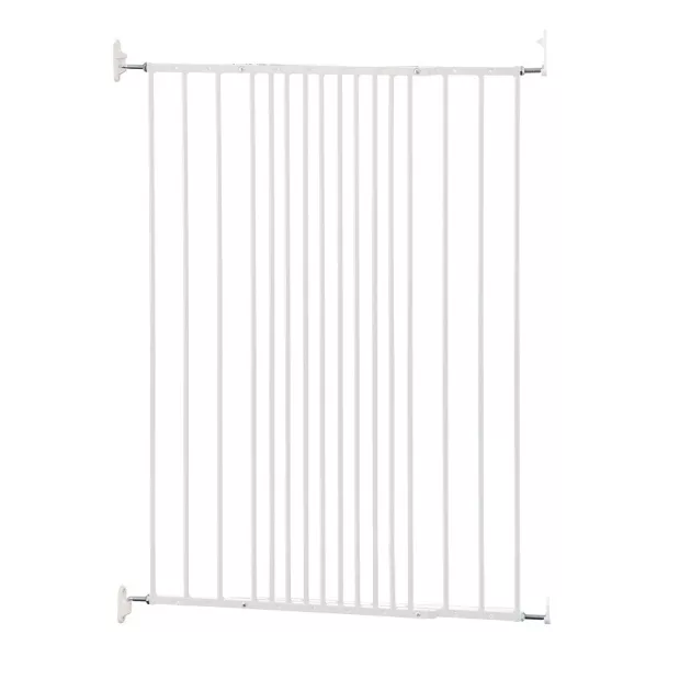 DogSpace Charlie extra magas kapu 62-107cm csavarozható - fehér fém