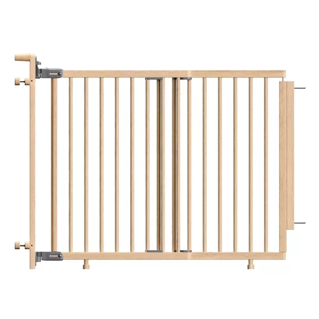 BabyDan Adjust Pro Stair Gate Baluster Edition magas biztonsági rács fa 74,5-114 cm, m.81cm