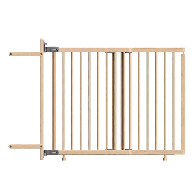 BabyDan Adjust Pro Stair Gate Baluster Edition magas biztonsági rács fa 74,5-114 cm, m.81cm