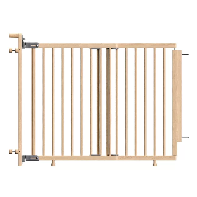 Baby Dan Mona magas fa biztonsági rács rögzítőkapcsokkal korláthoz 74,5-114 cm, m.81cm