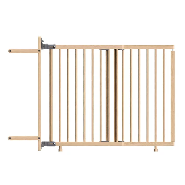Baby Dan Mona magas fa biztonsági rács rögzítőkapcsokkal korláthoz 74,5-114 cm, m.81cm
