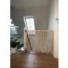 Baby Dan Mona magas fa biztonsági rács rögzítőkapcsokkal korláthoz 74,5-114 cm, m.81cm