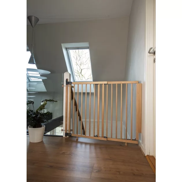 Baby Dan Mona magas fa biztonsági rács rögzítőkapcsokkal korláthoz 74,5-114 cm, m.81cm