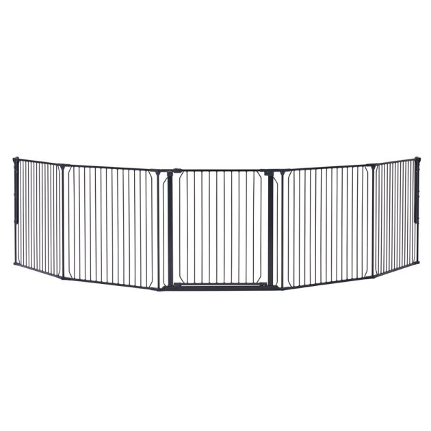 BabyDan Univerzális térkorlát Carl XXX Wide - fekete