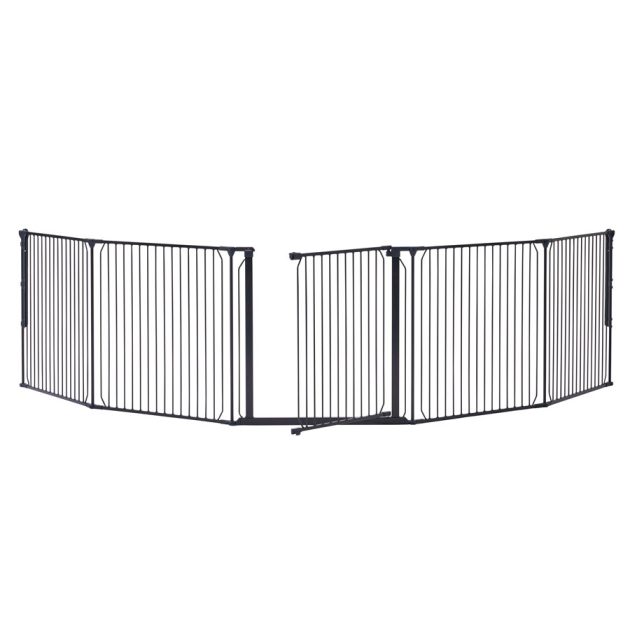 BabyDan Univerzális térkorlát Carl XXX Wide - fekete