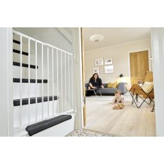   BabyDan Emma ajtórács 56,5-81,5 cm csavarozható - fehér fém