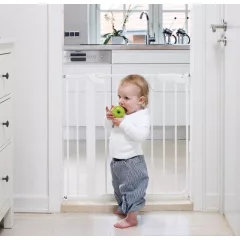 Baby Dan Danamic védőrács 2 toldattal 74-80 cm - fehér