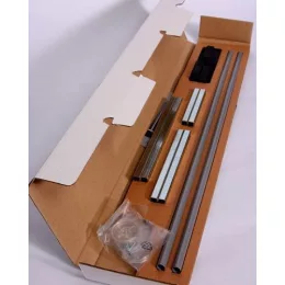   Baby Dan Premier fém toldalék, ezüst/fekete vasalat, 2 db, 7 cm/db