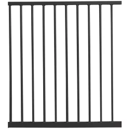   Baby Dan extra széles fém toldalék, Asta és Premier rácsokhoz, 64,5 cm, fekete